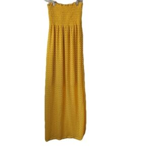 Espresso Yellow Maxi Dress Sz M